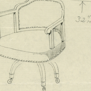 Drawing, Designs for Chairs