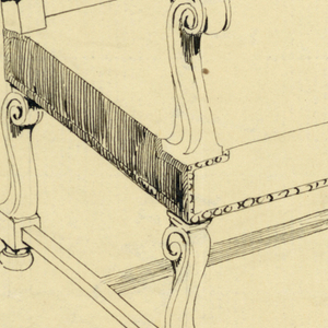 Drawing, Designs for Chairs