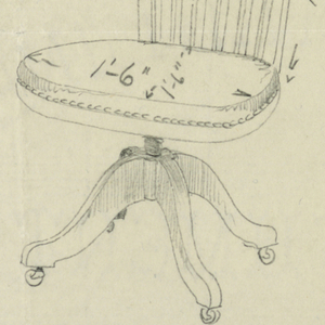 Drawing, Designs for Chairs
