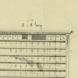 Drawing, Design for Bookcase