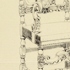 Drawing, Designs for Chairs