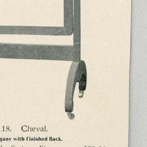 Catalogue Illustration, Design for Mirror & Piano Bench