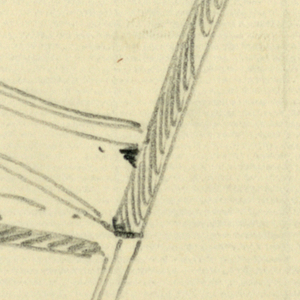 Drawing, Design for Stuffed Chair, Rocker, and Arm Chair (easy chair)