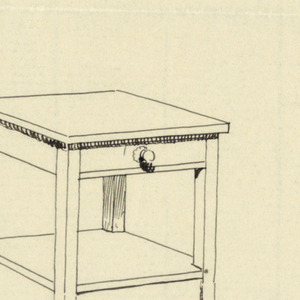 Drawing, Designs for Wardrobes, Washstands, & Somno (Night Tables)