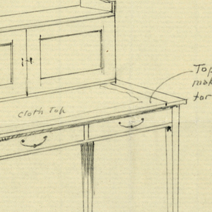 Drawing, Design for Desk