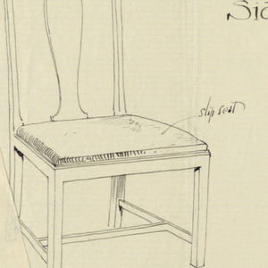 Drawing, Designs for Chairs