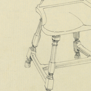 Drawing, Designs for Chairs