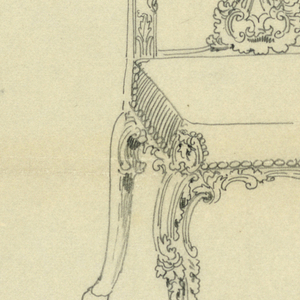 Drawing, Designs for Chairs