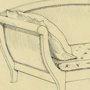 Drawing, Design for Showwood Sofa