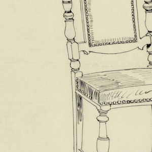 Drawing, Designs for Chairs