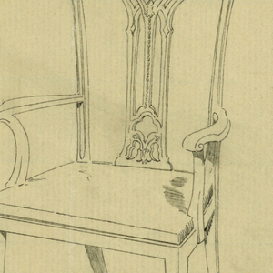 Drawing, Designs for Chairs