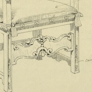 Drawing, Designs for Chairs
