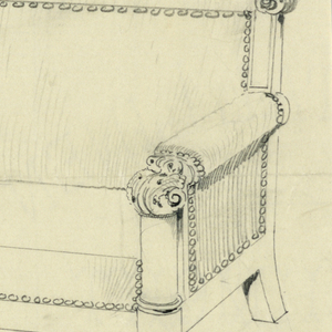Drawing, Design for Showwood Sofa
