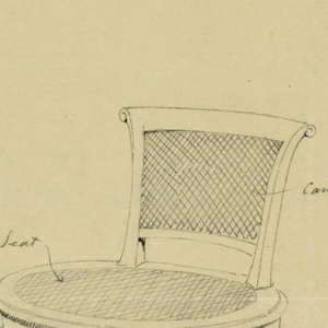 Drawing, Designs for Chairs