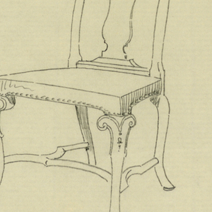 Drawing, Designs for Chairs