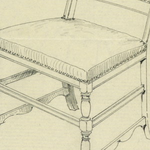 Drawing, Designs for Chairs