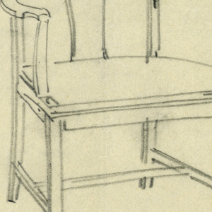 Drawing, Designs for Chairs