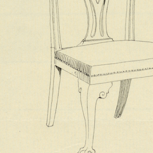 Drawing, Designs for Chairs