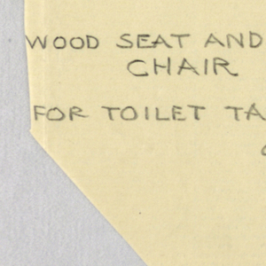 Drawing, Designs for Chairs