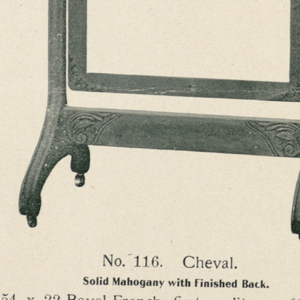 Catalogue Illustration, Design for Mirror & Piano Bench
