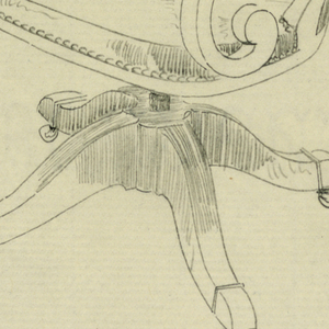 Drawing, Designs for Chairs