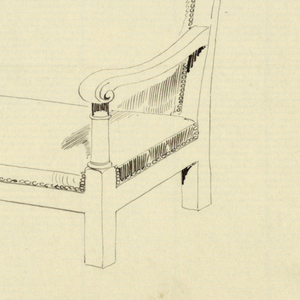 Drawing, Design for Showwood Sofa