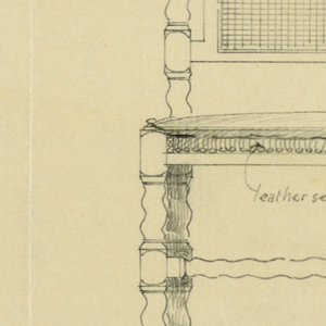 Drawing, Designs for Chairs