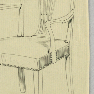 Drawing, Designs for Chairs