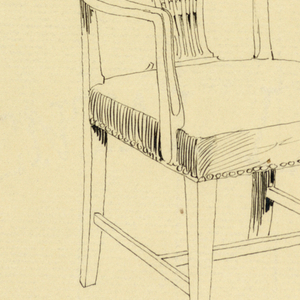 Drawing, Designs for Chairs