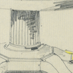 Drawing, Design for a Round Extension Table, 1900–05
