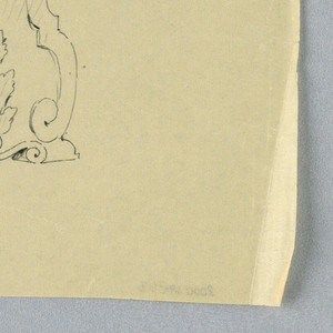 Drawing, Design for Library Table "A" of Oak with Solid Scrolled and Carved Sides, 1900–05