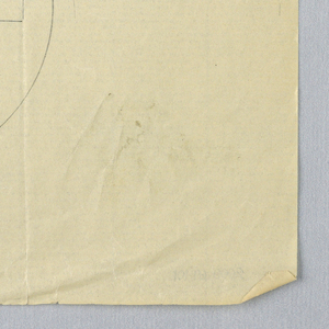 Drawing, Design for a Round Table of Mahogany "A" (elevation and plan), 1900–05