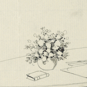 Drawing, Design for Oval Library Table with Tapering Square Legs, 1900–05