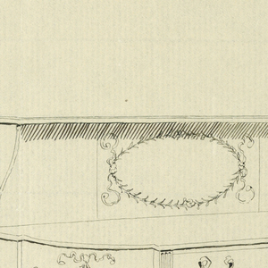 Drawing, Design for Mahogany Sideboard with Neo-Classical Motifs, January 6, 1902