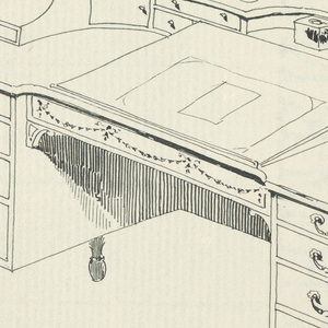 Drawing, Design for Writing Table, 1900–05