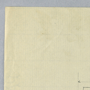 Drawing, Design for Sideboard with Six Drawers in Plan and Elevation, 1900–05