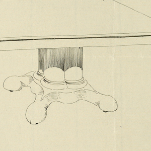 Drawing, Design for Rectangular Dinign Table of Mahogany, 1900–05