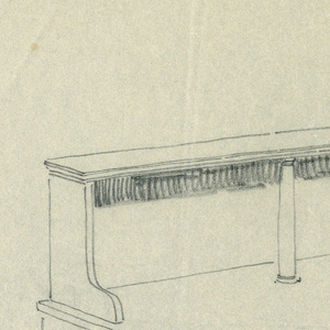 Drawing, Design for Sideboard with Neo-Classical Ornament, October 1900