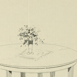 Drawing, Design for a six Plain-legged Dining Table of Mahogany, 1900–05