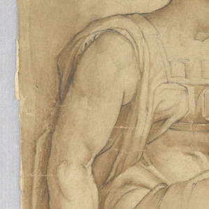 Drawing, Erythean Sibyl from the Ceiling of the Sistine Chapel, after Michelangelo, mid- 16th century