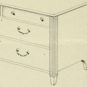 Drawing, Design for Bureau