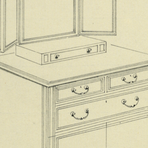 Drawing, Design for Highboy and Chest