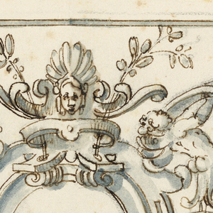 Drawing, Strapwork Design, early 17th century