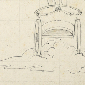 Drawing, Project for a Wall Painting of Venus, 19th century