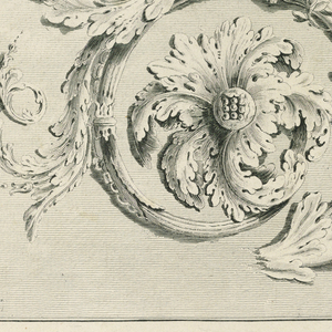 Print, Plate 16 from Cahier d ornements et frises dessinés (Book of Ornaments and Friezes), 1777