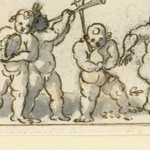 Drawing, Frieze with Dancing Children, 1600–1625