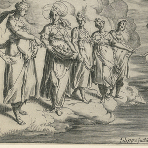 Print, The Harmony of Spheres, 1589
