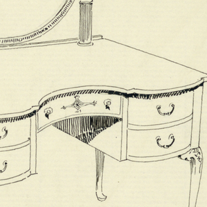 Drawing, Design for Toilet Table