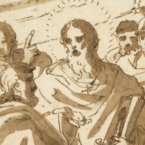 Drawing, St. Paul Preaching upon the Aeropagus in Athens, ca. 1550–1600