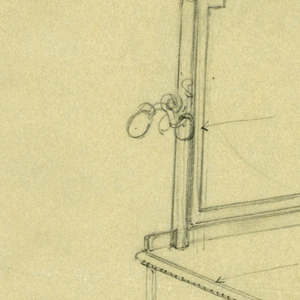 Drawing, Design for Toilet Table